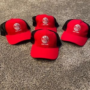 Larkin Hockey School trucker hats.